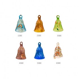 Decorated Small Glass Bells