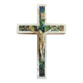 Mother Of Pearl Latin Cross