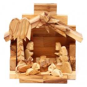 Nativity Scene with Stable
