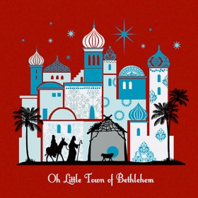 Vintage Old Town of Bethlehem